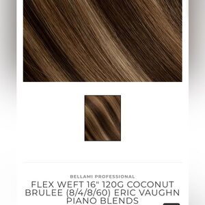 Bellami Flex Weft Coconut Brulee 16"